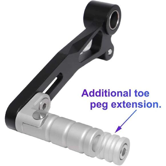 Shift Lever, Motorcycle Gear Shifter Lever Mounting Kit with Screw Rod Fit for YZF-R25/ YZF-R3/ MT-25/ MT-3 Adjustable Gear Shifter