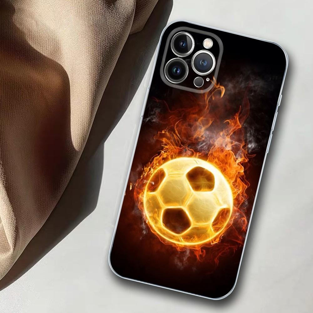 Soccer Ball Phone Case For iPhone 14 11 12 13 Mini Pro XS Max Cover 6 7 8 Plus X XR SE 2020 Funda Shell