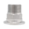 Sanitär-Dreiklemmen-Adapter Edelstahl-Adapter Industrielle Rohrleitungen