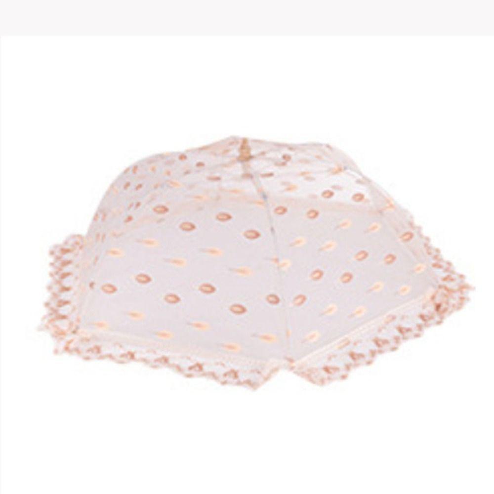 Paraplyform Matnett Maskestoff Skål Telt Matlokk Blonder Matdeksel Anti Mygg