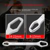 Universal Double-Head Self-Tightening Adjustable Wrench, 8-22mm, Multi-Function and Multi-Purpose Tool