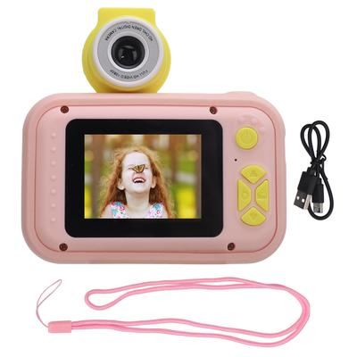 Kids Camera 40MP Flip Lens Digital Camera Fun Video Record Toddler Camera for Boys and Girls Pink