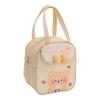 Kawaii Brotdose für Mädchen Niedliche Lunchbox Tasche für Heiß/Kalt Arbeit Beige