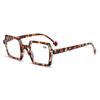 Square Computer Reading Glasses Frame Fashion Europe&America Anti-Blue Light Presbyopia Eyeglasses  0+1.0+1.5+2.0+2.5...+4.0