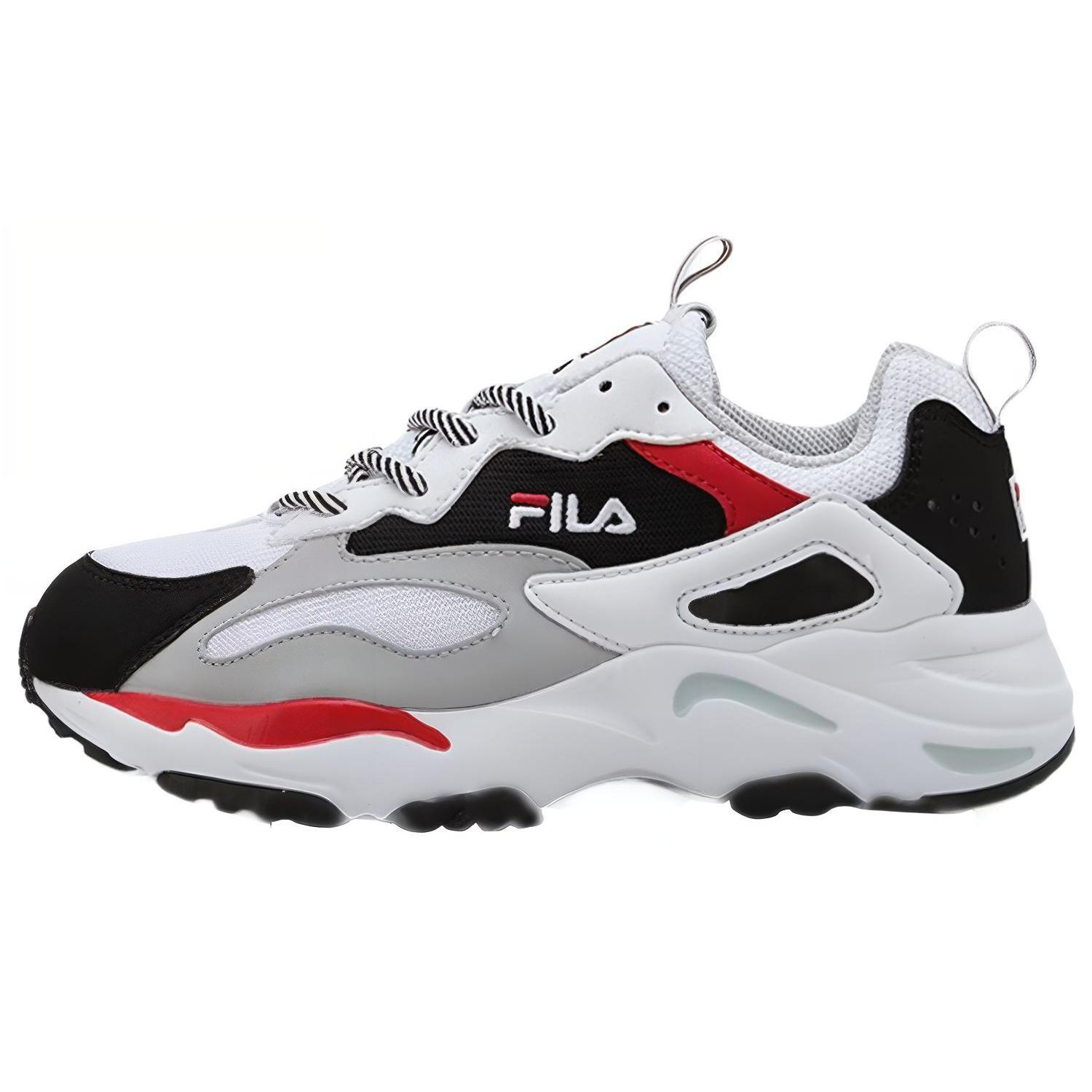FILA Ray Tracer Low Chunky Shoes Black/White/Red FS1SIB1180X_WBK 230