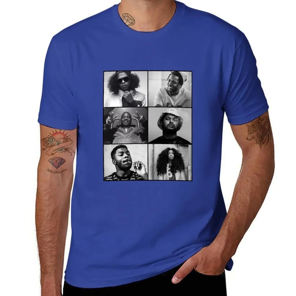 TDE - Kendrick, Ab-soul, Q, Jay Rock, Isaiah, SZA T-Shirt plain boys whites customs design your own men t shirt