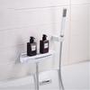 Waterfall Wall-Mounted Bathtub Faucet with Concealed Hot/Cold Shower Head Set
