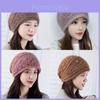 Knitted Hat For Women Warm Winter Beanie With Earmuffs For Cozy Outdoor Wear