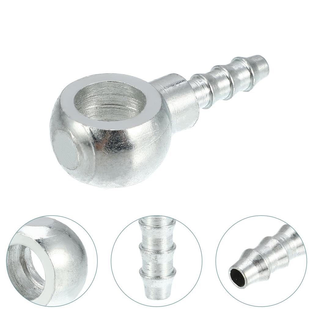 ACROPIX 4 Pcs Banjo Hose Barb Bolt Fittings Universal Banjo Fittings Fuel Line with