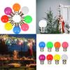 Led Bulbs Colorful B22 Mini Globe Pc Shell 2w Lighting Party Decorative Bulb