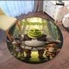 Custom Name Shrek Printed Round Rug Carpet Chair Rug Area Rug Entryway Doormats,for Office Chair Living Room Bedroom Kitchen Room.