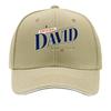 Authentic David StateUnisext Typography Sandwich Baseball Cap Sun Cap Outdoor Workouts Hat