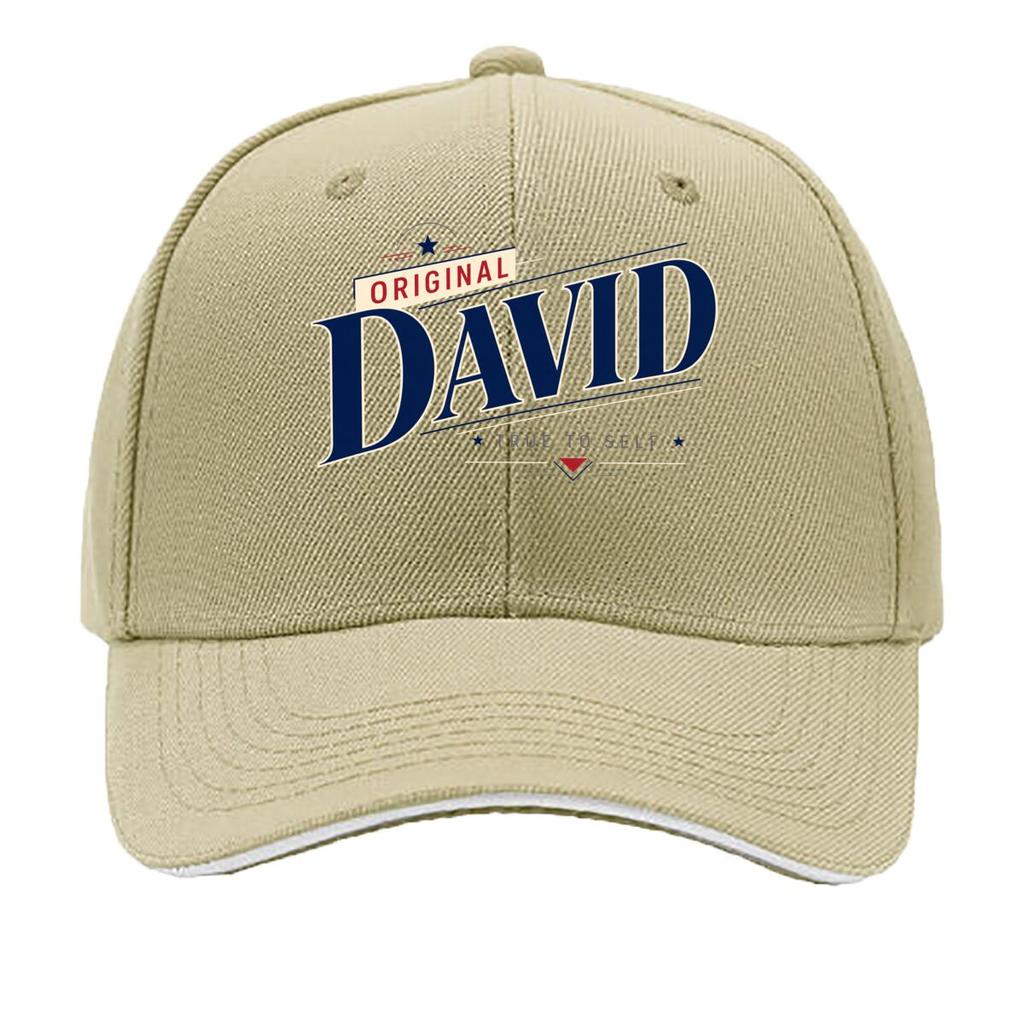 Authentic David StateUnisext Typography Sandwich Baseball Cap Sun Cap Outdoor Workouts Hat