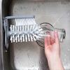 2-in-1 Tassenreiniger Glasreiniger Flaschen Bürste Spüle Küchenzubehör Getränk Weinglas Saugnapf Reinigungsbürste Gadget