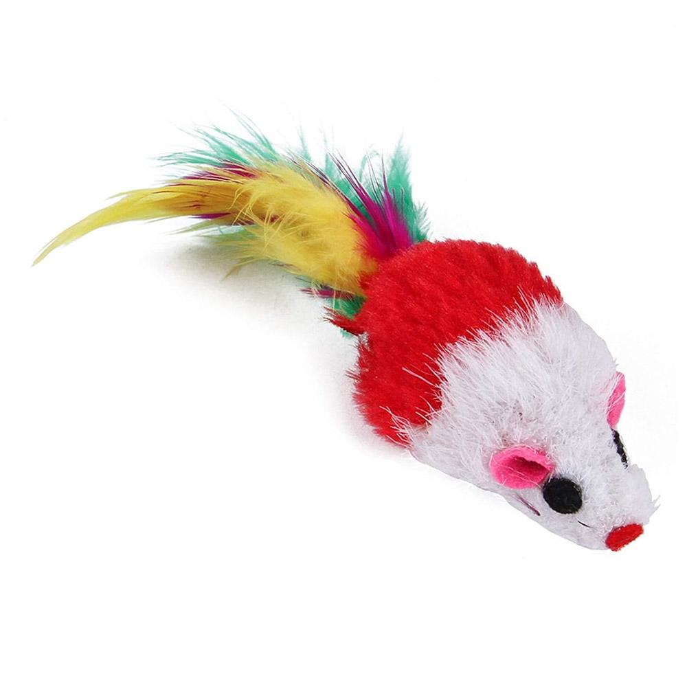 20Pcs/Set Cat Mouse Crinkle Balls Toys Set Interactive Cat Toys Catnip Teaser Wand Fluffy Mice Balls