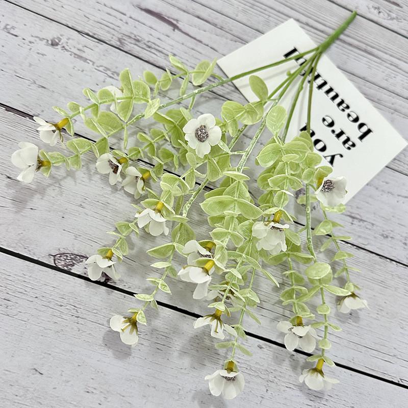 Dream Eucalyptus Blue Flower Bundle With Handmade Craft For Decoration Household