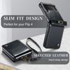 For Samsung Z Flip4 5g Anti -Slip Leather Phone Strap Bag Case For Samsung Galaxy Z Flip4 Flip 4 Zflip4 Cell Phone Accessories