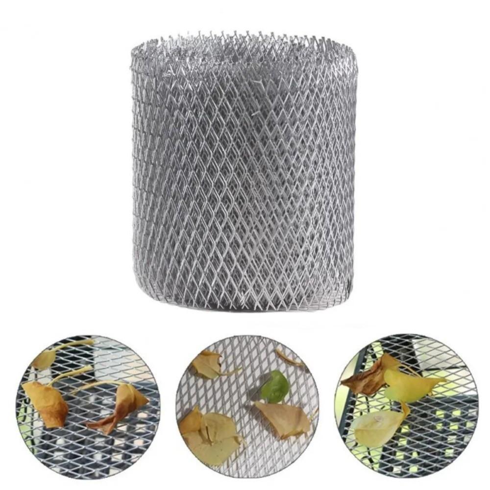 Grid Gutter Guard Filter Prevent Blockages Randomly Cut Gutter Mesh Maintain Smooth Drainage Aluminum Leaf Mesh Guards