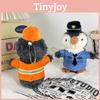 Delightful Plush Penguin Keychain Cute Animal Doll For Firefighter And Lovers Police