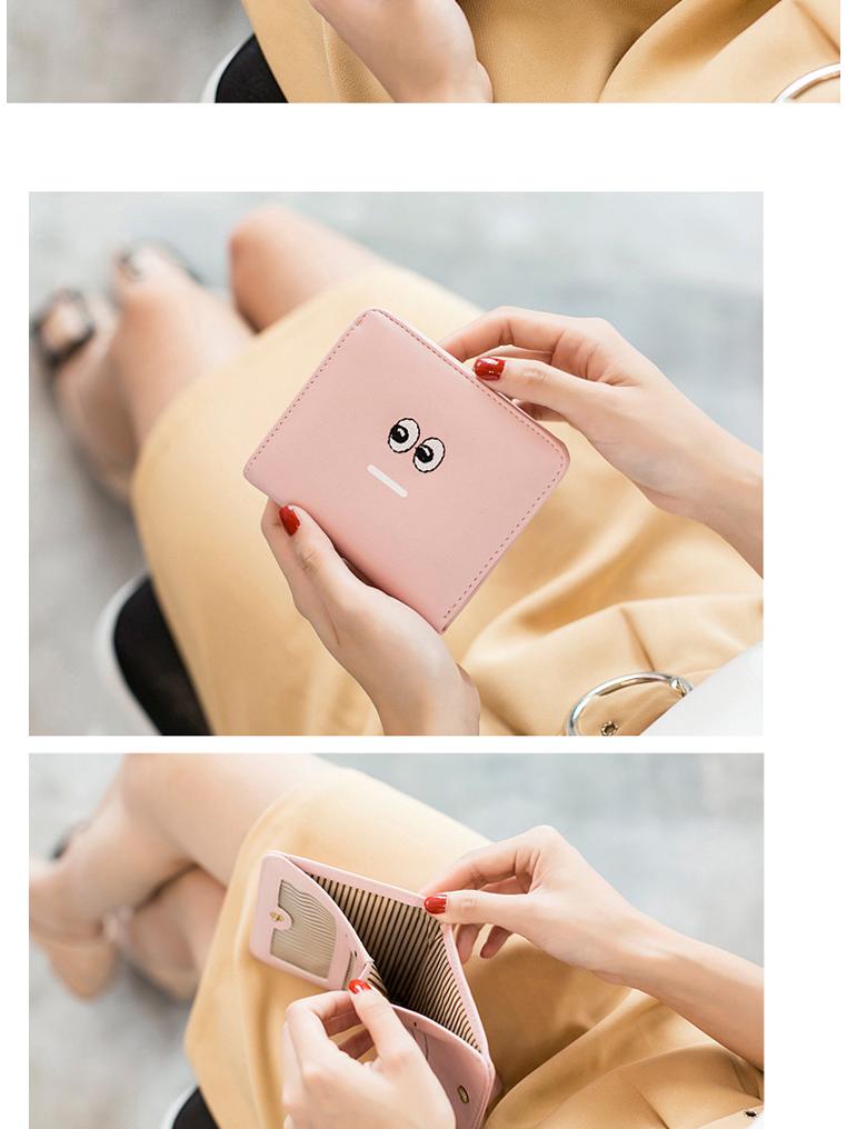 Xiangyin Women's Mini Wallet: 2024 Korean Ultra-Thin Folding Leather Wallet - Cute & Simple for Students