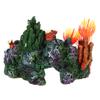 Resin Coral Plant Shell Reef Mountain Aquarium Ornament Fish Tank Cave 
