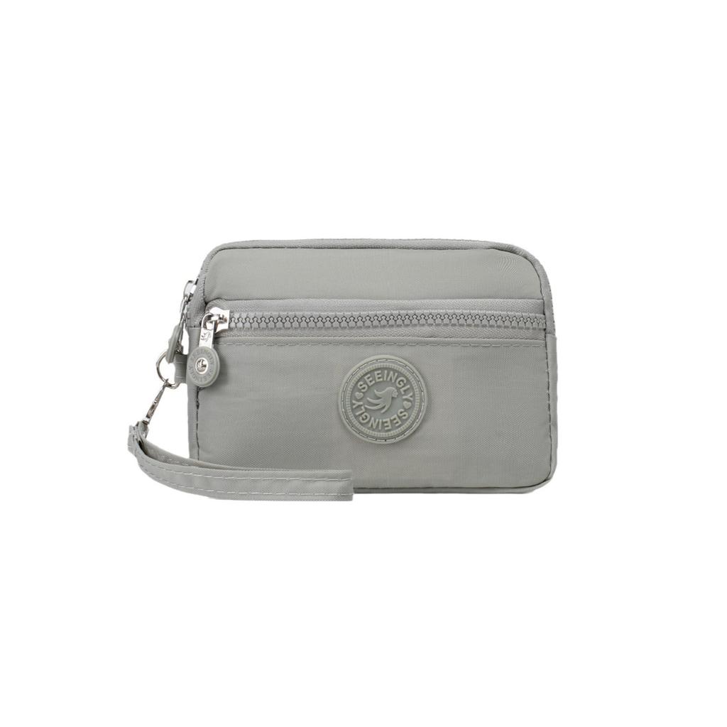 New women nylon large-capacity wallet girl waterproof mobile phone bag men coin purse