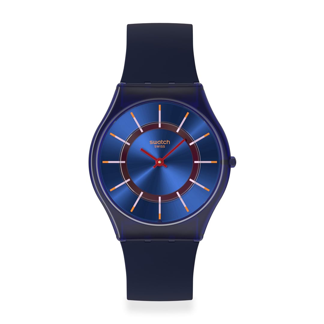 

Swatch Skin Classic Biosourced Very Jazzy Berry SS08N117 Watch, Blue,