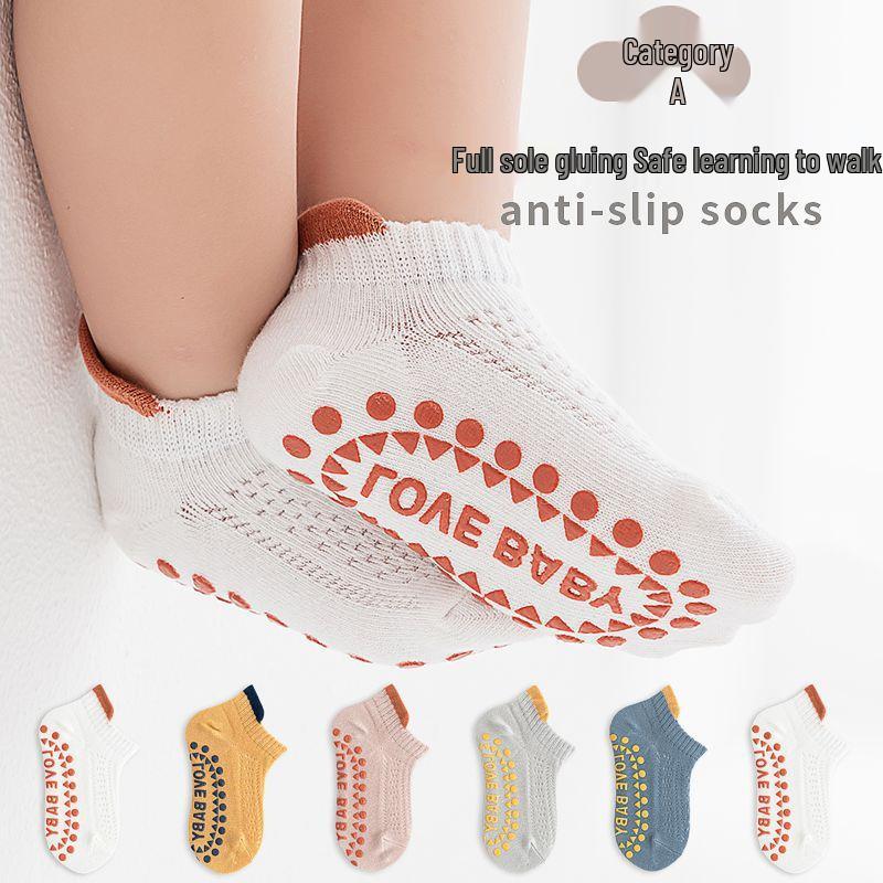 Summer Mesh Breathable Non-Slip Baby Cotton Socks