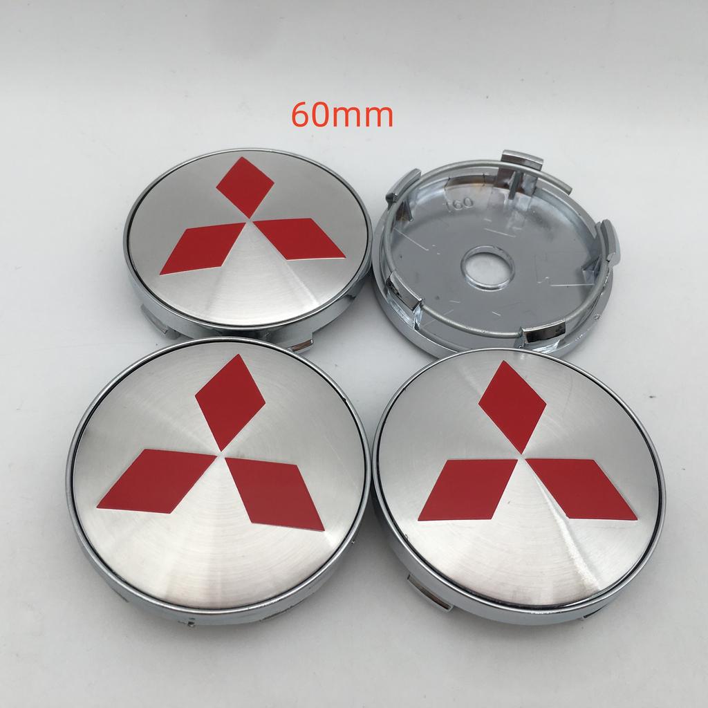 20pcs 3D 56mm 60mm 68mm for Mitsubishi Car Wheel hub emblem Center Cap Badge covers sticker Decals styling auto Accessories