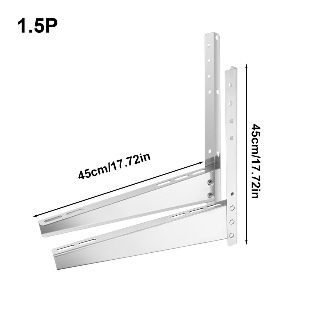 Air Conditioner Bracket Window AC Support Bracket Heavy-Duty Stainless Steel Adjustable Mount Load-Bearing Installation For