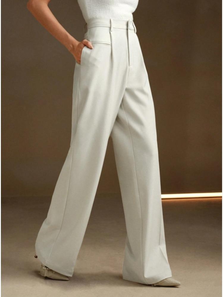 2026 New Fashion Loose Women Long Pants Autumn and Winter New Straight Mopping Drape Suit Pants Casual Commuter High Waisted Trousers