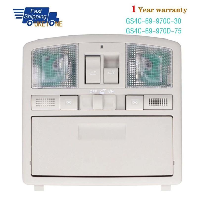 

GS4C-69-970C-30 GS4C-69-970D-75 For Mazda CX9 Overhead Sunroof Switch Console Down Light Glasses Storage Car Accessories