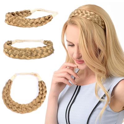 Syntetické Elastické Přírodní Kroucené Copánky Čelenky Design Prodloužení Tepelně Odolné Přírodní Paruka Pro Ženy Denní Použití
