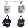 Lee Tote Shoulder Gray Bag, 2-Way, Canvas, Logo,