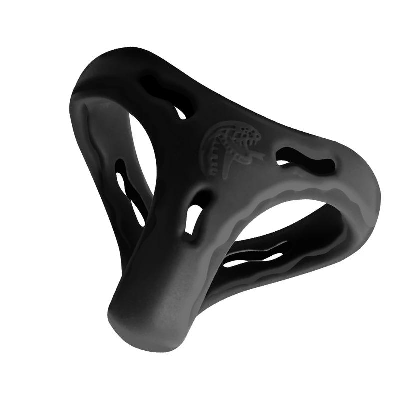 Male Scrotum Ring Ejaculation Delay Penis Ring Bondage Erection Ball Ring Delay Ring Reusable Enlargement Ball Stretcher Sex Toy