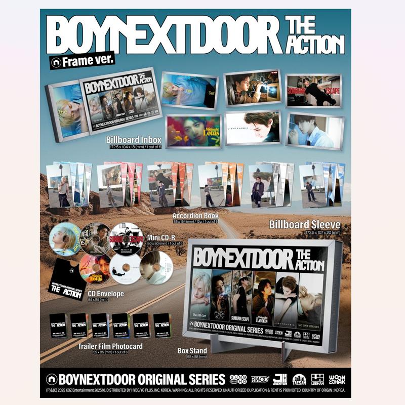 BOYNEXTDOOR 5. album [The Action] Rámová verze. (+ Online benefit)