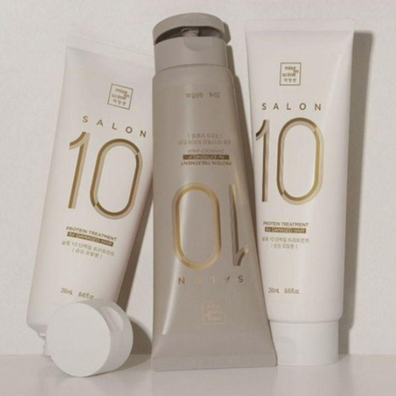 Mise-en-Scène Salon 10 Protein Treatment for Damaged Hair 250ml – Intensive Protein & Damage Care Hair Treatment