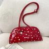 New PU Stars Bow Zipper Sweet Bag Exquisite Texture Fashion Shoulder Bags 2026 High Quality Affordable Luxury Satchels Bags