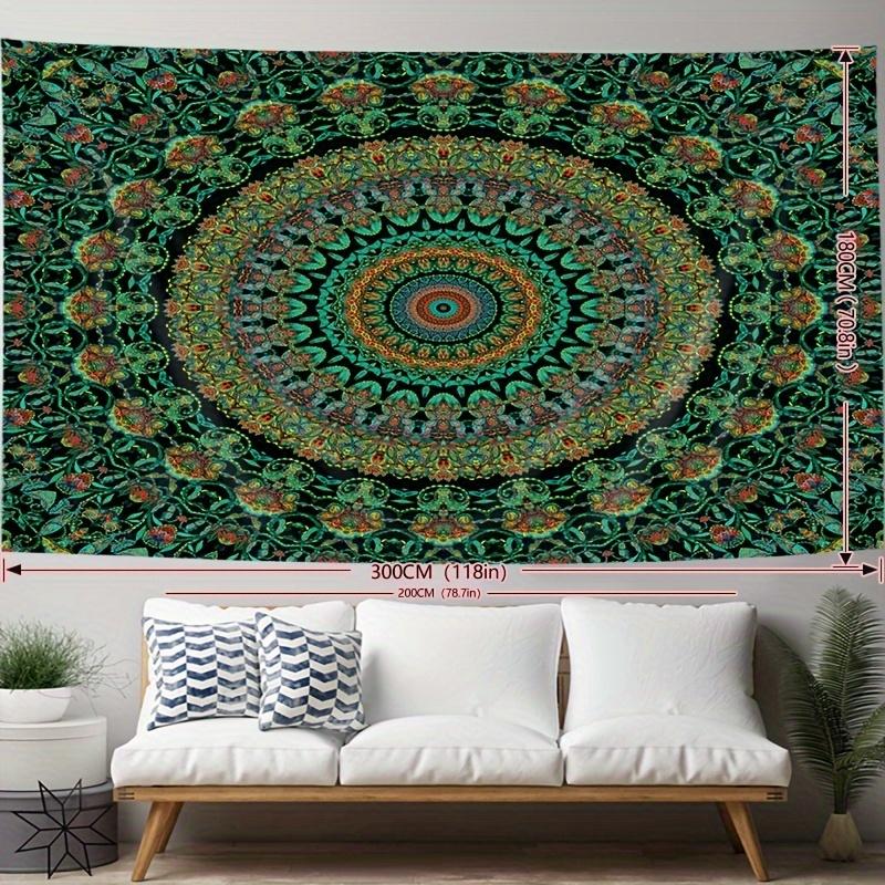 VIKAMA Indian Mandala Wall Tapestries Psychedelic BohemianStyle Wall Tapestries Bedroom Decorations Home Decor