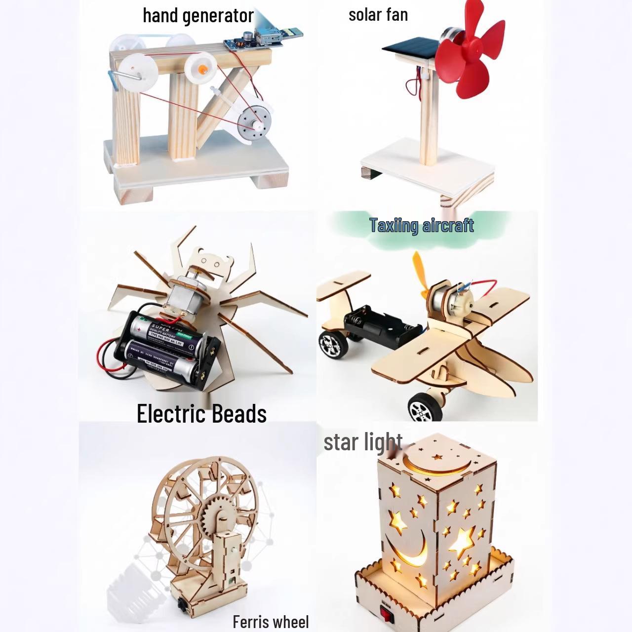 STEM Science Experiment Kit for Kids: Physics Crafts & Educational Materials Wood