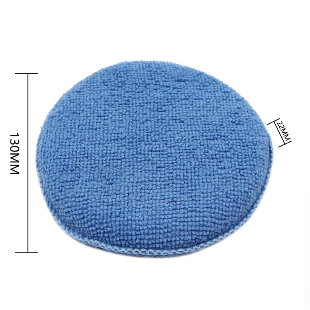 Soft Microfiber Car Wax Applicator Pad Polishing Sponge for Apply and Remove Wax Auto Care Polish Foam Sponge