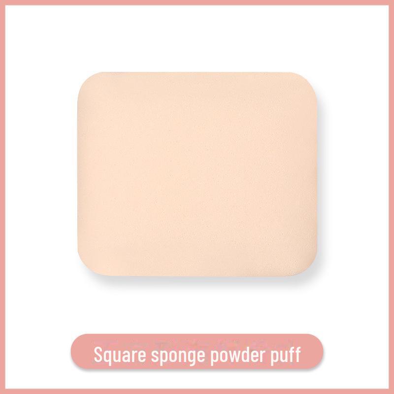 Doppelverwendbarer Marshmallow Luftkissen Puderquaste mit Aufbewahrungsbox