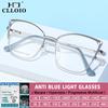 CLLOIO Fashion Cat Eye Anti Blue Light Reading Glasses Women Butterfly Frame Myopia Hyperopia Progressive Prescription Eyeware