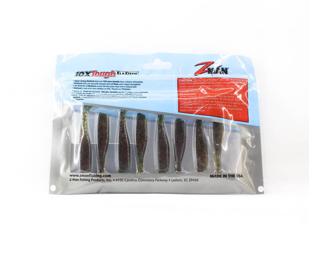 Zman Soft Lure Slim SwimZ 2.5 Inch 8/Pack Watermelon Red (5100)