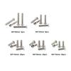 NICECNC 177PCS M5 M6 Fairing Bolts Kit Fastener Clips Screw Stainless Steel Sports Car Housing Screw Kit Compatible with Kawasaki, Fairing Bolts Kit