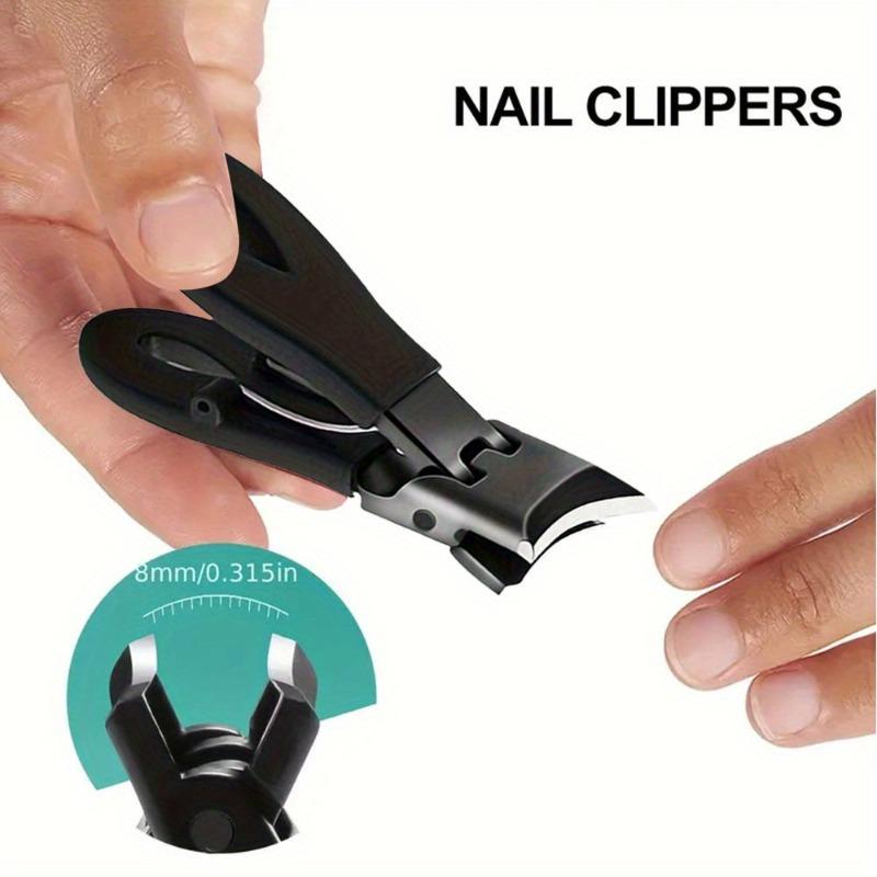 Xiaomi Portable Ultra Sharp Nail Clippers Stainless Steel Wide Jaw Opening Anti Splash Toe Fingernail Trimmers For Woman And Man Gifts