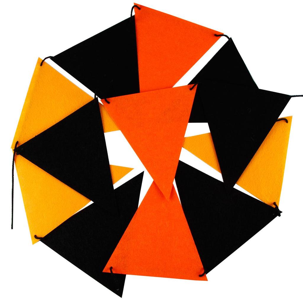 Bunte Feiertagsfilz DIY Wimpelgirlande - Thanksgiving, Halloween, Weihnachten, Geburtstagsdekorationen