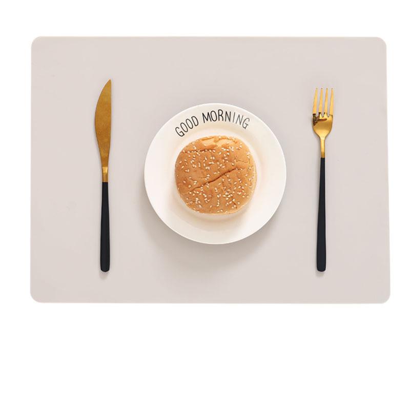 1pc New Silicone Waterproof Placemat Table Mat Anti-skidding Washable Durable Heat Insulation Kitchen Dining Gadgets