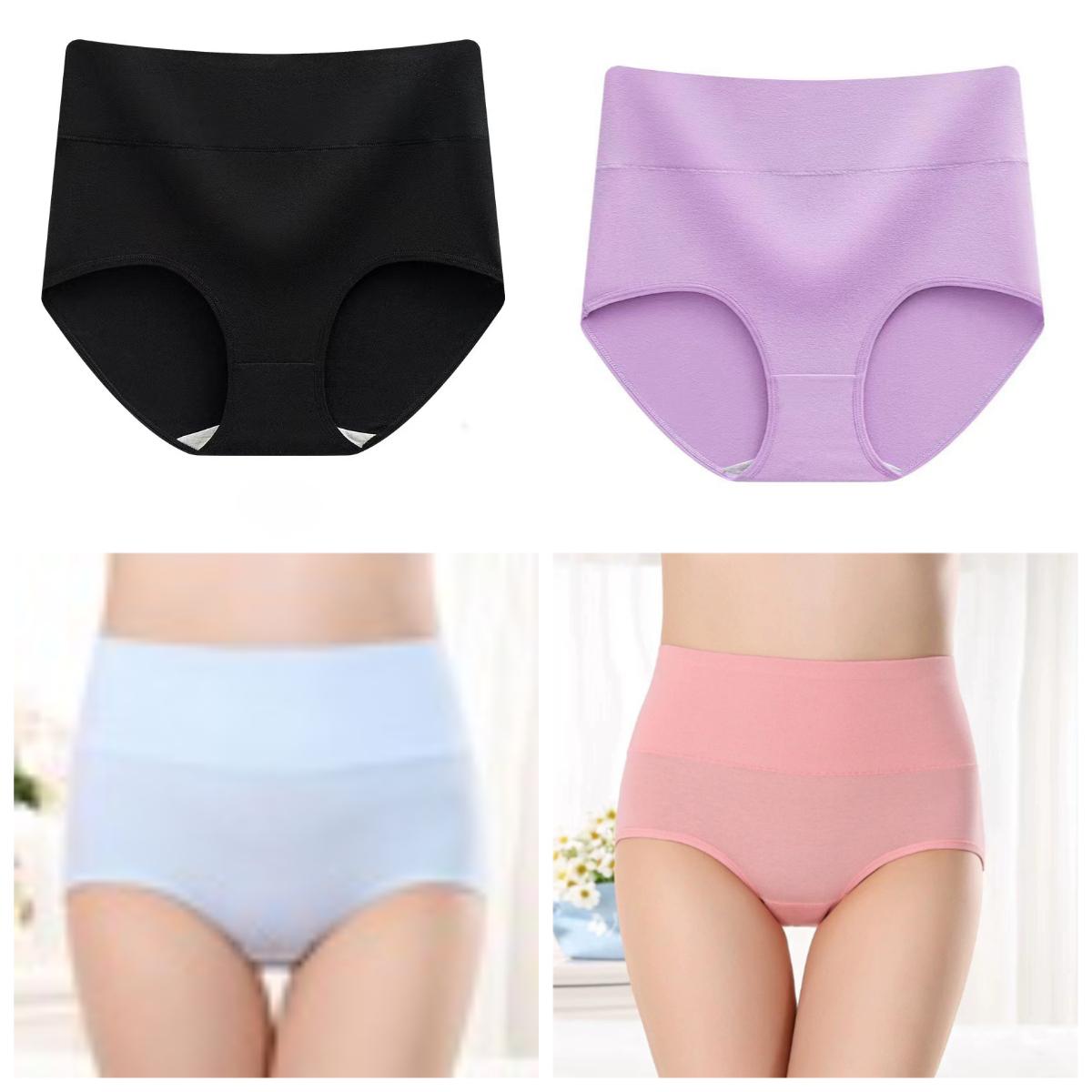 

Женские трусы-брифы большого размера с высокой талией и облегающими бедрами M recommends 70 to 45 kg