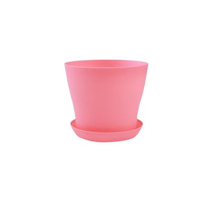 8pcs/set Candy Color Flower Pot Round Thickened Succulent Plant Pots with Drainage Holes Plastic Potted Planters Seedling Potted